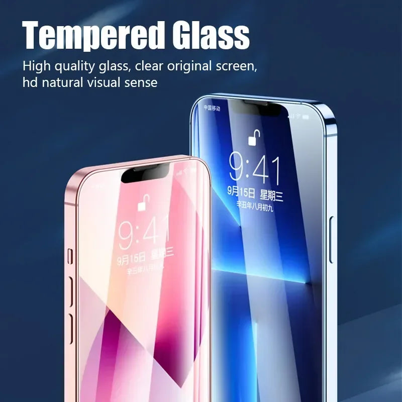 1-5Pcs Schutz glas Für iPhone 15 14 13 12 11 Pro Max XS XR 12Mini screen protector Gehärtetem glas Für iphone 7 8 14 15 Plus