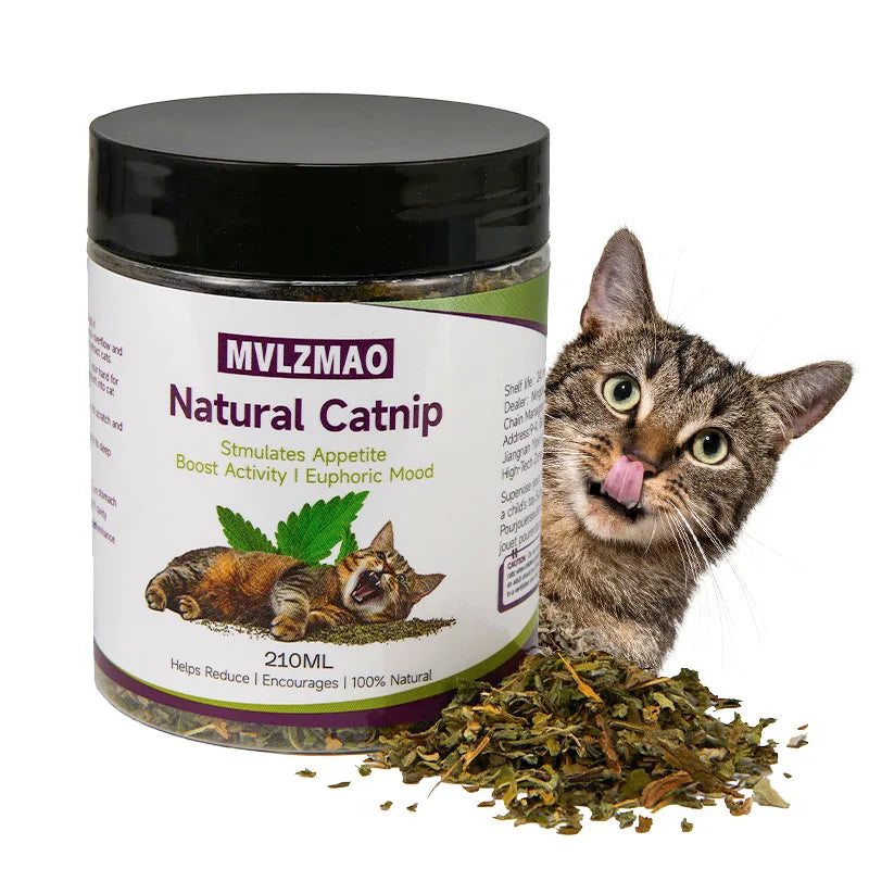 Katzenspielzeug – Silvervine-Katzenminze für Katzen, 100 % natürliche Katzenminze, Katzenminze, Kräutertee, lose Blätter, 210 ml, sicher für alle Katzenalter, Heimtierbedarf