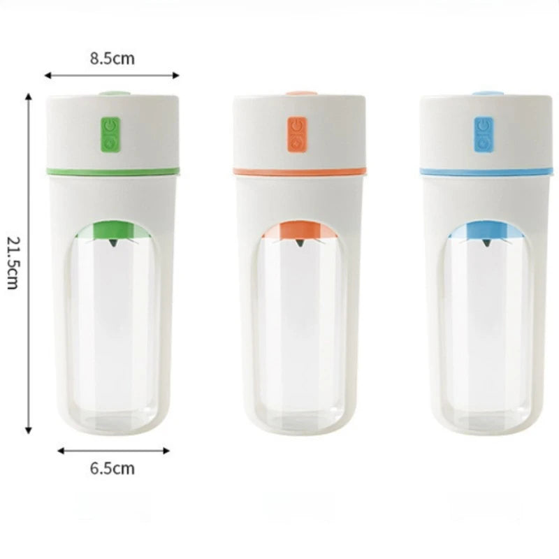 400ml Großer USB-Elektrischer Entsafter-Becher Tragbarer Kabelloser Handmixer für Säfte