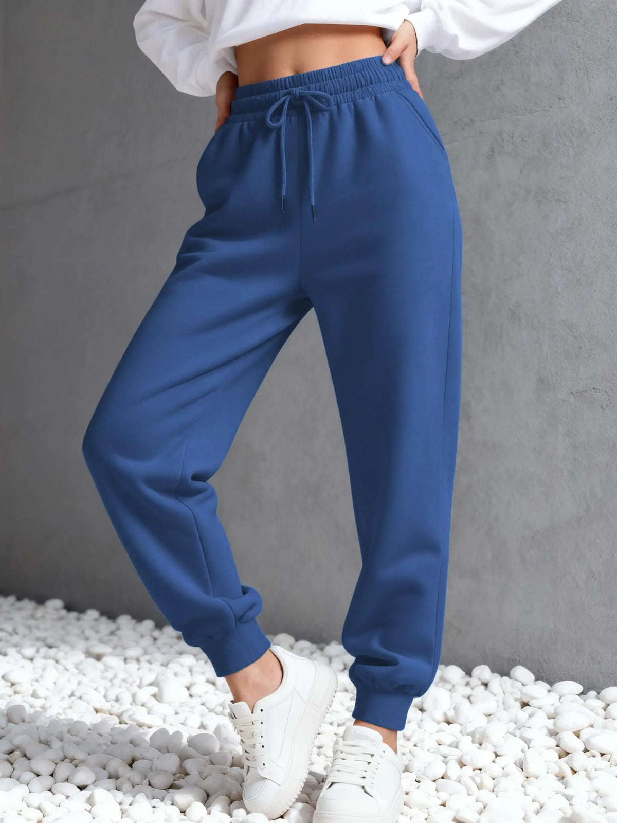Einfarbig Herbst Frau Jogginghose Jogging Kordelzug Sportpants Y2K Bequeme Lange Hosen Bunte Fleece Unisex Tanz Hose