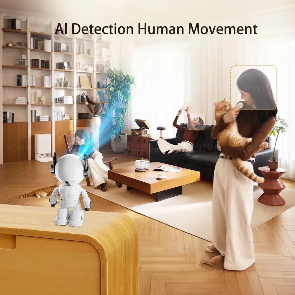 HiEasy APP Roboter Kamera Wifi 5MP Indoor Hause Sicherheit Kamera Nachtsicht Zwei-wege Audio Auto Tracking Indoor Baby Monitor