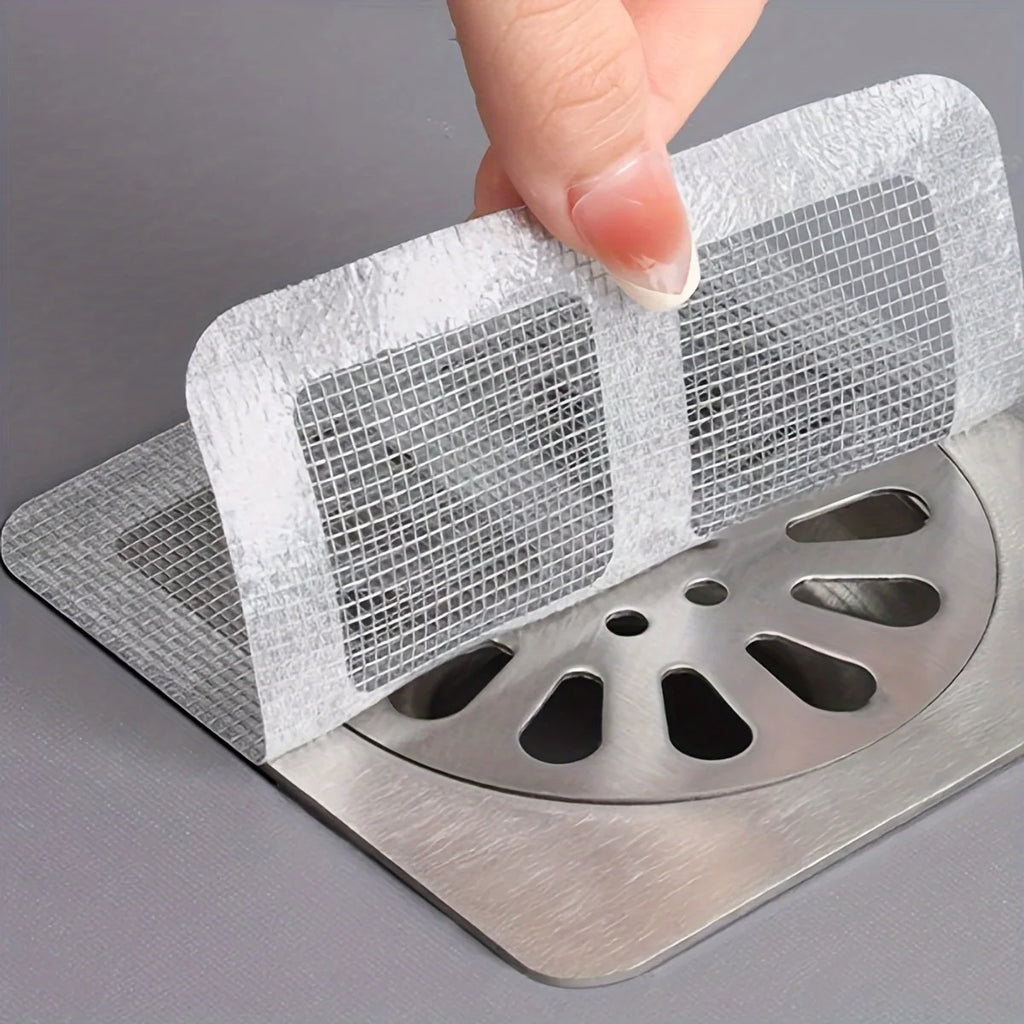 Duschablauf-Haarfänger, Haarfänger für die Dusche, Bodenspüle, Sieb, Filter, Netzaufkleber, Haarstopper für Badezimmer, Badewanne
