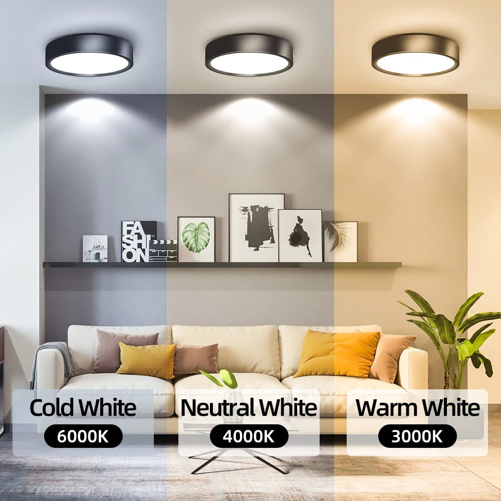Spot LED Decken leuchte 220V Aufputz Down light LED Innen beleuchtung für Wohnzimmer Küche Decken leuchte LED Spotlight
