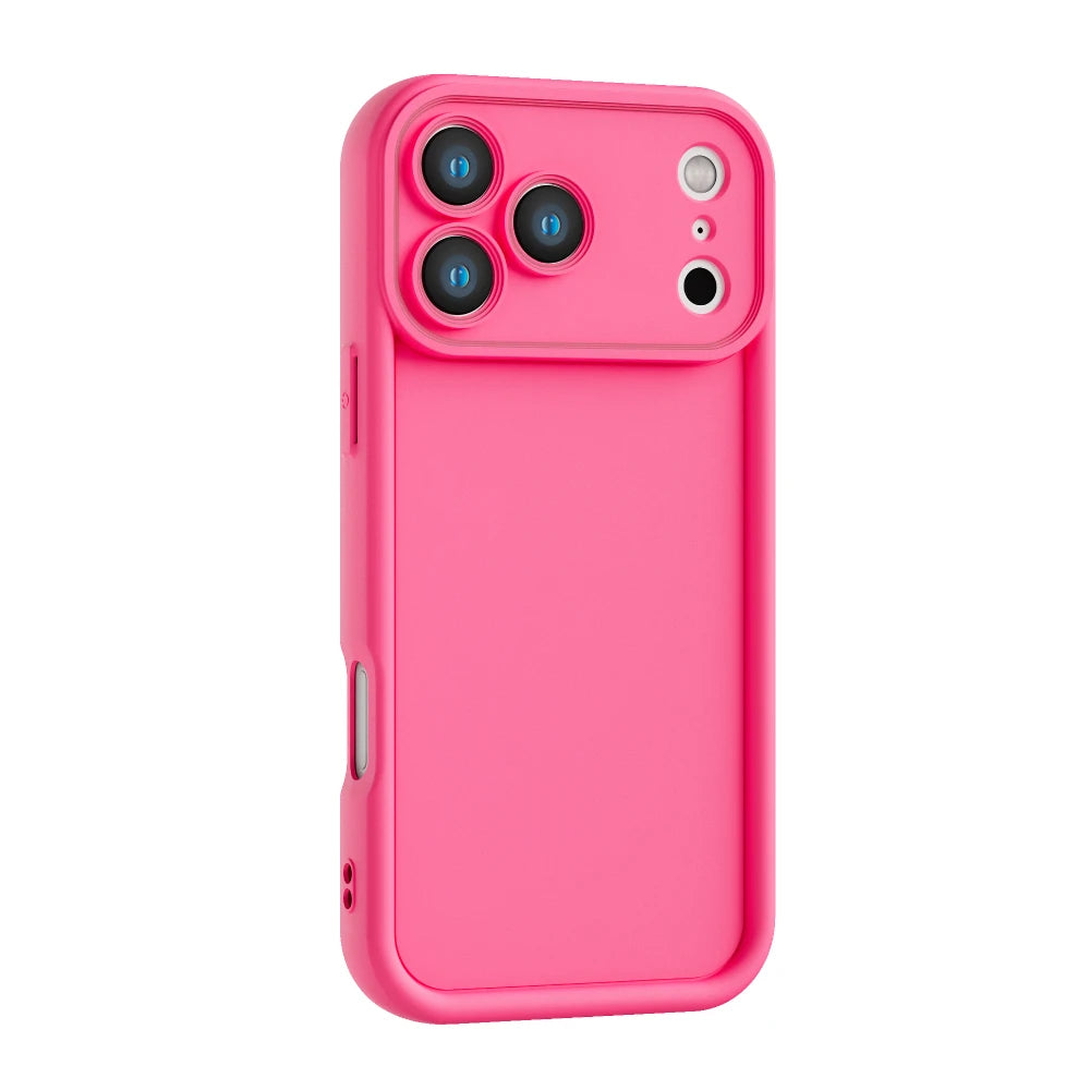Weiche Matte TPU-Hülle für iPhone 17 Air 12 13 14 15 16 Plus 17 Pro Max Stoßfeste Schale Bumper Candy Color Silikon-Handyhülle