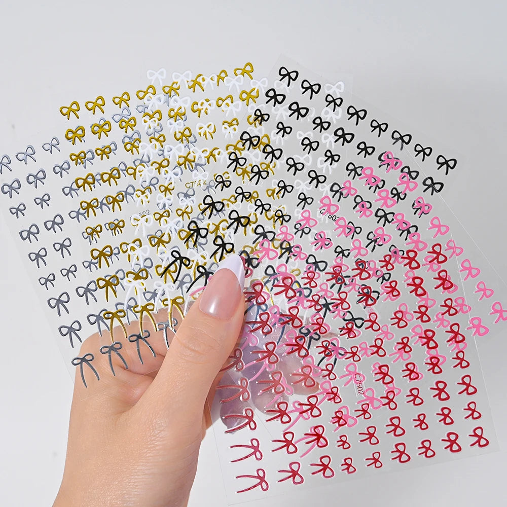 6 Stück 3D Blaue Herz-Nagelaufkleber Bronzierte Gold Silber Stern Mond Sonne Selbstklebende Slider Y2K Nagelkunst Abziehbilder Maniküre Dekoration