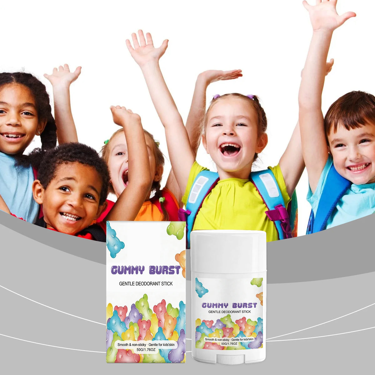 Körper-Deodorant-Stick Anti-Juckreiz, beseitigt Schweißgeruch, langanhaltender Duft, erfrischend, feuchtigkeitsspendend, sanfte Anti-Transpirant-Creme für Kinder