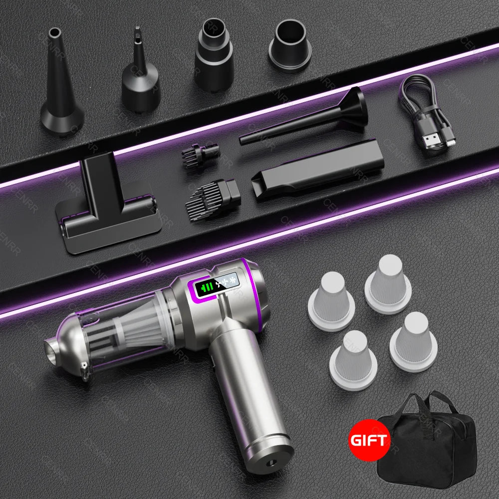 NEUE Auto Staubsauger 998000PA Mini Cordless Leistungsstarke Tragbare Auto Staubsauger für Hause Handheld Gebläse Auto Reiniger