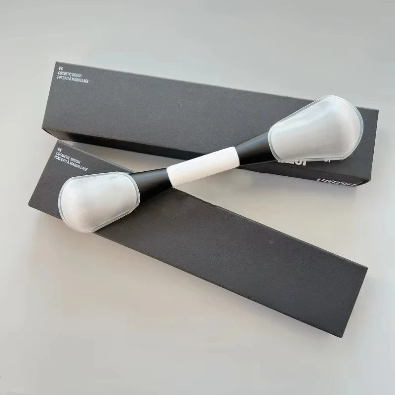 Doppelseitiger Foundation-Pinsel F4 Puder F1 Rouge Kontur F2 Make-up-Pinsel mit Verpackungsbox