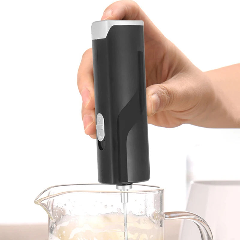 Mini Elektrische Milch Schäumer Mixer Drahtlose Kaffee Schneebesen Mixer Skimer Hand Schneebesen Cappuccino Mixer-düse für Küche