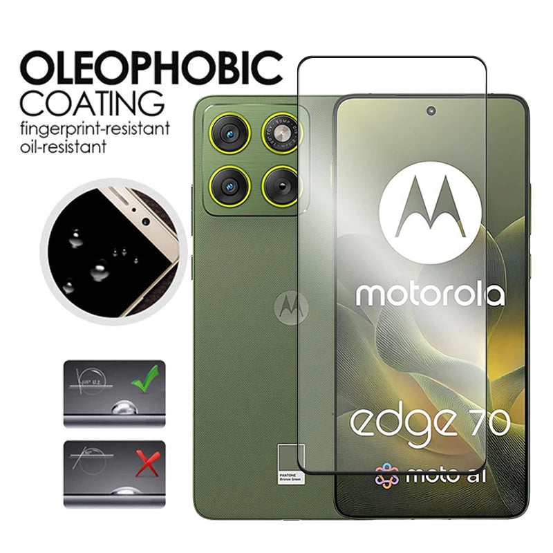 6in1 Für Motorola Rand 70 Glas Für Moto Rand 70 Gehärtetem Glas 2,5 D Volle Abdeckung Kleber Screen Protector Für motorola Rand 70 Film