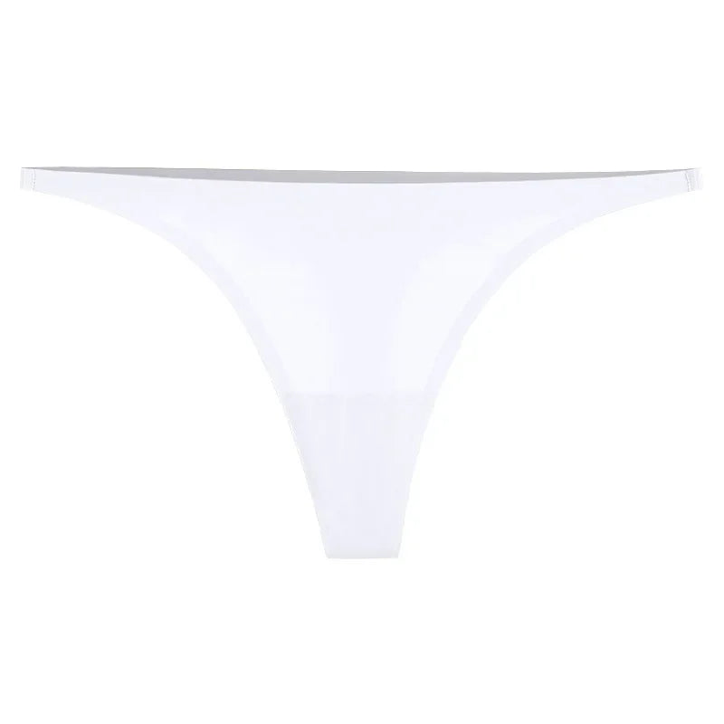 1/3/4 Stück Set Sexy Höschen Nahtlose Unterwäsche für Frauen Eisseide Strings Dünner Bund Tanga Höschen Damen