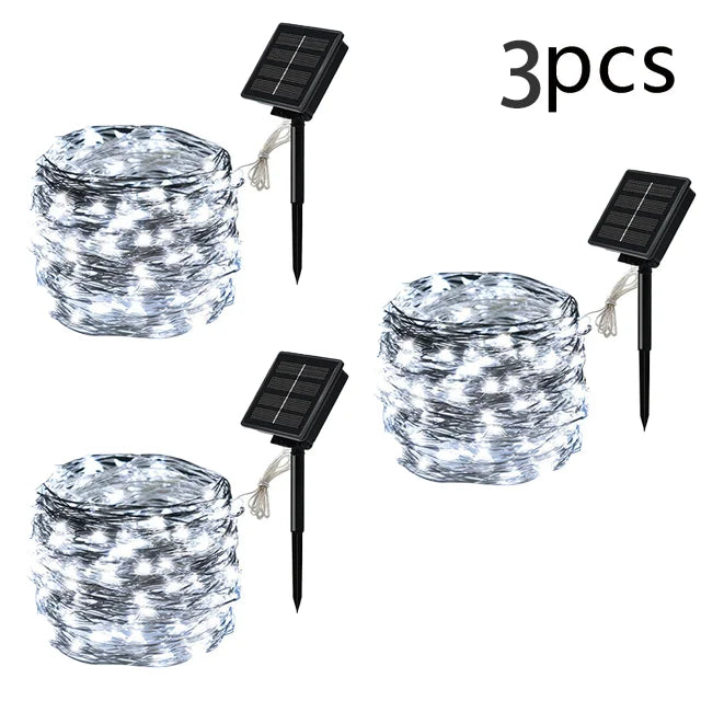 32M 300Leds Im Freien Wasserdichte Solar-Led-Licht Outdoor Girlande Solar Power Lampe Garten Lichter Weihnachten Party Garten Dekoration