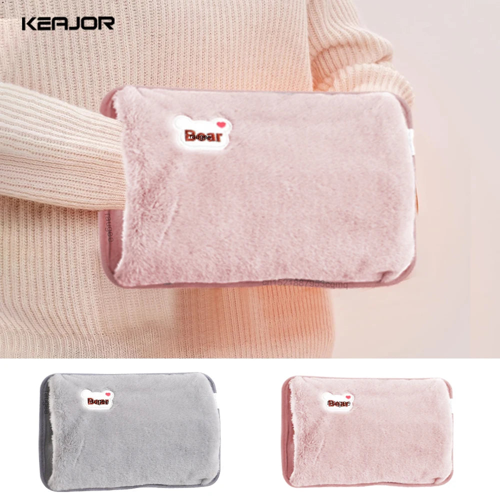 Handwärmer, elektrischer Warmwasserbeutel, weiche Handheizung, schnelle Erwärmung, Warmwasserbeutel, Winter, wiederaufladbar, warme Handtasche, Handwärmer
