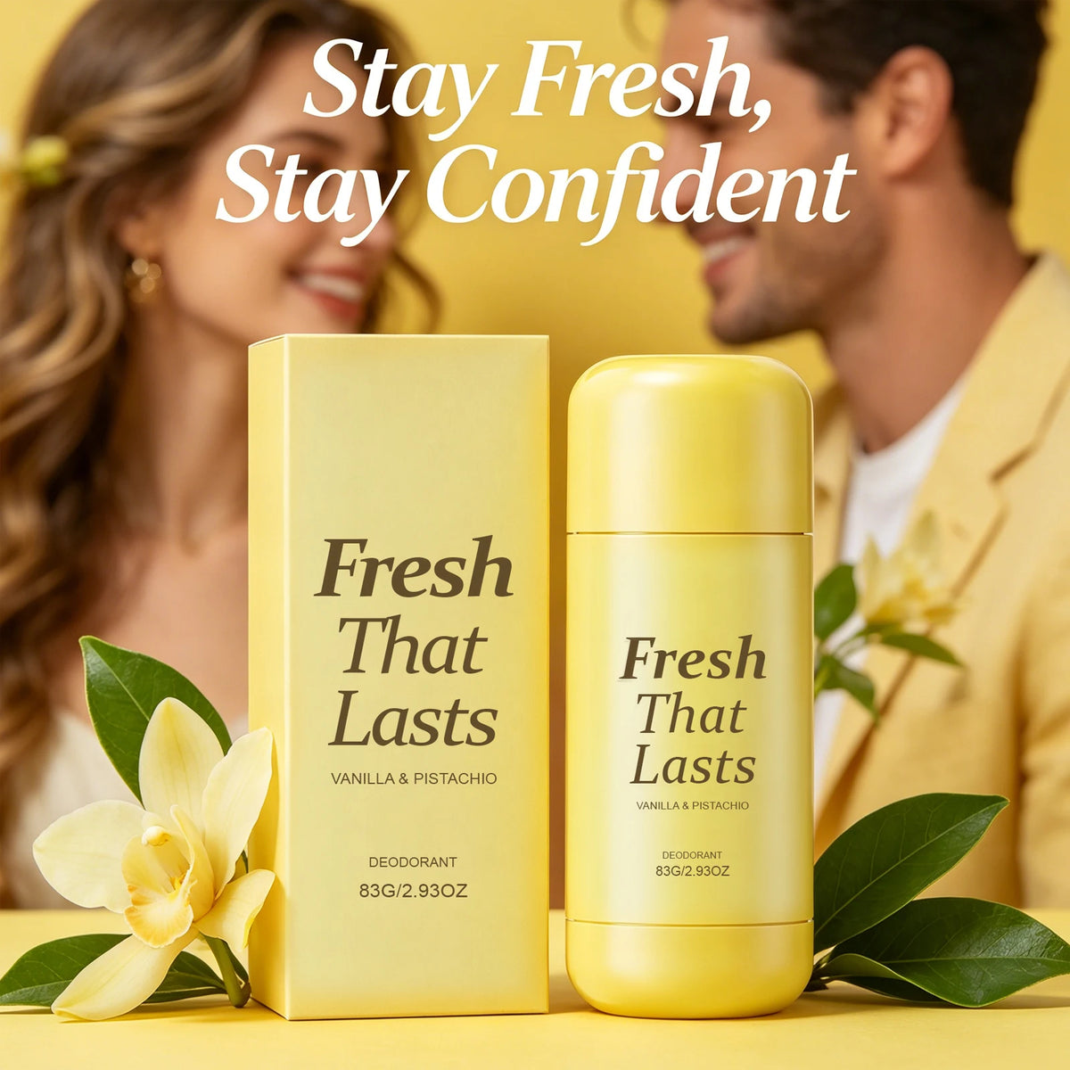 Duft-Deodorant Antitranspirant-Stick, Täglicher Achsel-Deodorant mit Langanhaltender Frischer Duftnote Reduziert Körpergeruch für Männer & Frauen
