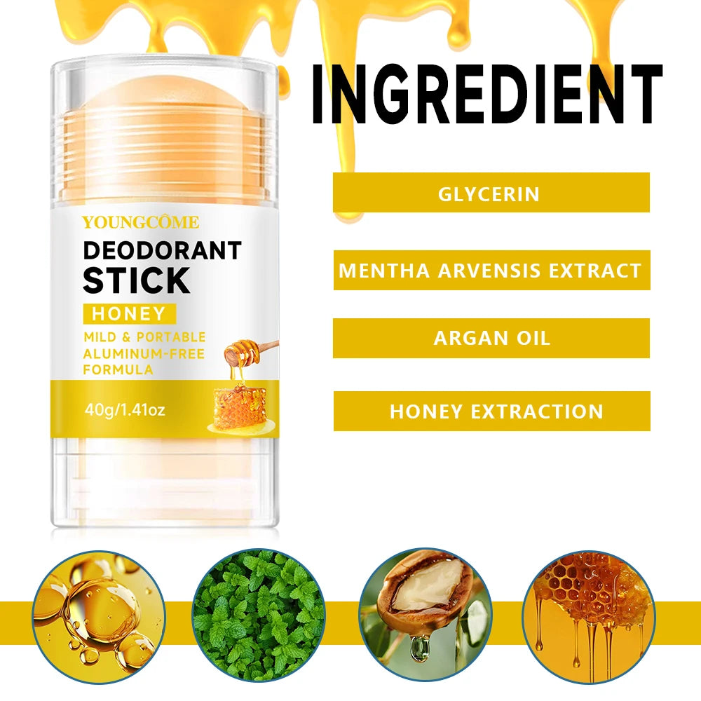    Tragbarer Deodorant-Stick Anti-Transpiration Langanhaltende Frische Geruchsentfernung gegen Achselgeruch Erfrischende Sticks