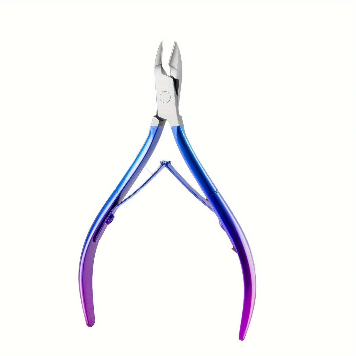 1 Stück bunte Scherenzange, Clipper-Zange, bunter Nagelhaut-Entferner für abgestorbene Haut, transparentes Nail-Art-Werkzeug für Schönheitssalon