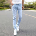 Elastische Slim-Fit-Jeans für Herren Herbst Neuer Stil Trendige Lässige Lange Hosen Bequeme Loose-Fit-Herrenmode Schmal Geschnittene Hosen