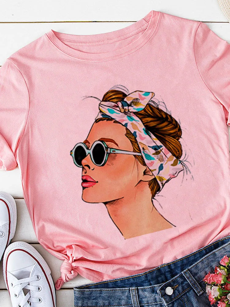Gelbes Kurzarm-T-Shirt für Damen, lässige Damenoberteile, Harajuku-Streetwear, Sommerdruck, Drop Ship
