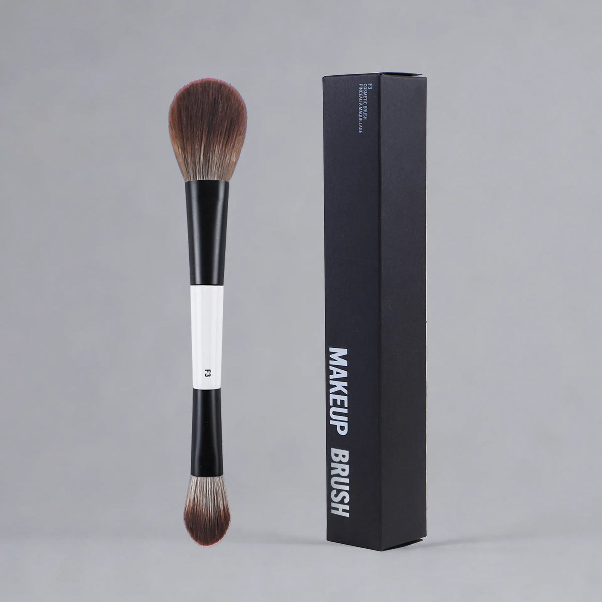 Doppelseitiger Foundation-Pinsel F4 Puder F1 Rouge Kontur F2 Make-up-Pinsel mit Verpackungsbox