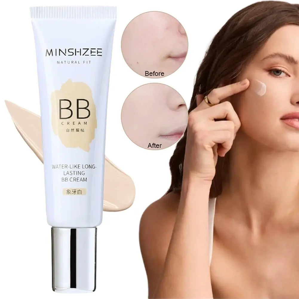 Wasserfeste BB-Creme Langanhaltende Flüssige Foundation mit Feuchtigkeitsformel, Natürlicher Finish für Ganztägiges Make-up