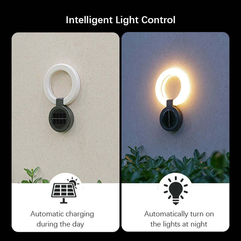 1/4PCS Solarleuchten für den Außenbereich, wasserdichtes Atmosphärenlicht, vergrabene Außenlampen, Wandbeleuchtung, Rasenlampe, für Balkon-Gartendekoration