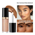 Super Concealer für Gesichtsbedeckung, 5 Farben, Highlight-Kontur-Retouch, vielseitig einsetzbar, super deckend, feuchtigkeitsspendend, kostenlose Ölformel-Make-up
