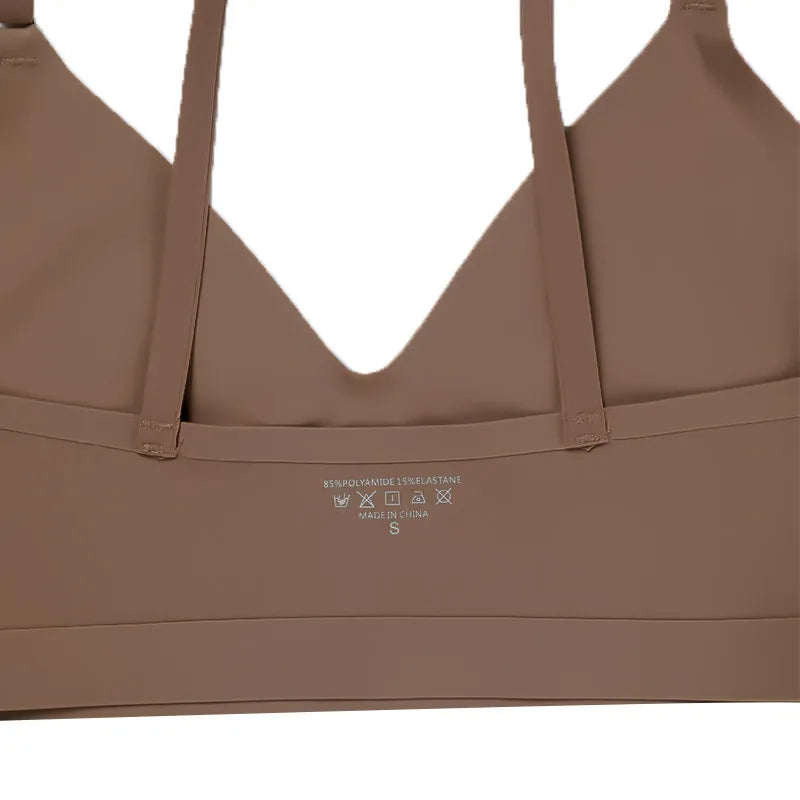 Heißer Verkauf hohe Qualität neuesten Design uns Größe stilvolle feste Eisse ide nahtlose drahtlose BHs und Frauen Unterwäsche-Set