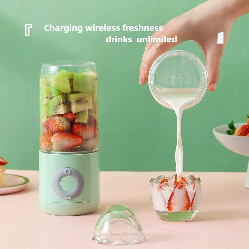 500 ml Elektrische Entsafter Tragbare Smoothie Mixer 6 Messer Mini Mixer USB Drahtlose Wiederaufladbare Mixer Entsafter Tasse Für Reise