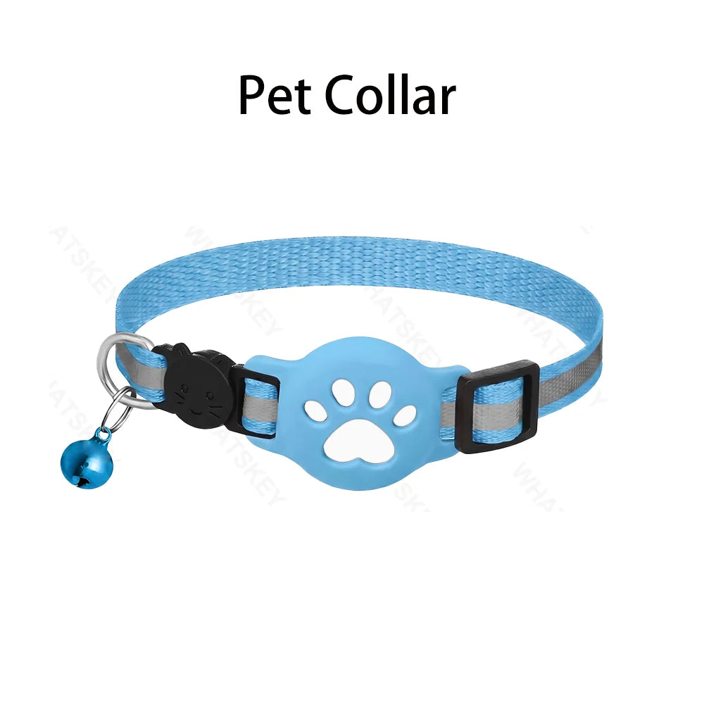 Verstellbares Haustier-Halsband mit GPS-Tracker, Google Find My Android Finder, Ortungsgerät-Set, Haustierzubehör, Elektronische Geräte für Katzen und Haustiere