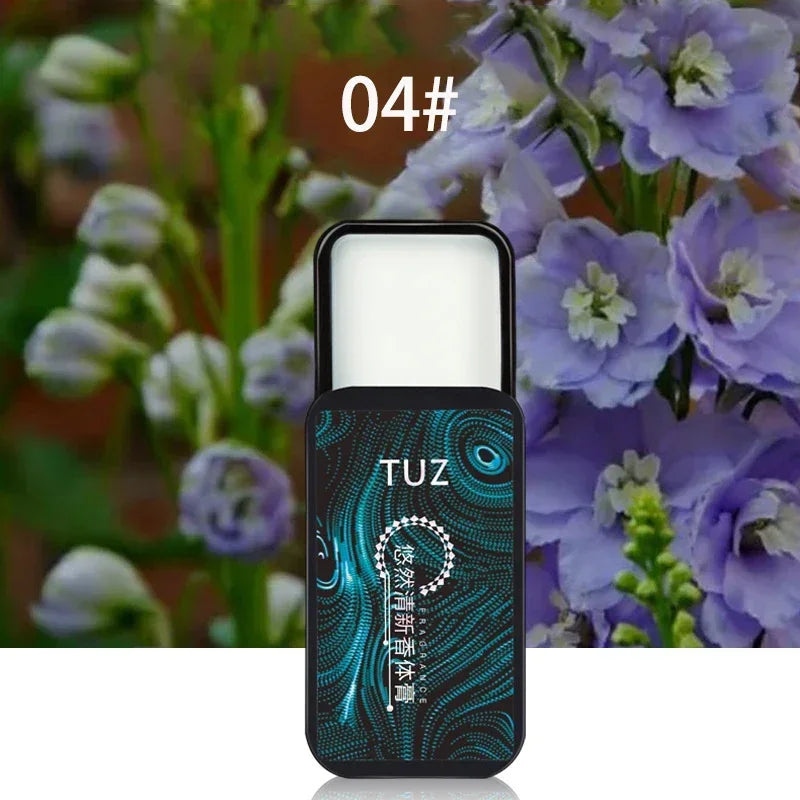 Rosendüfte für Damen, festes Parfüm, mildes, natürliches, langanhaltendes Aroma, Deodorants-Duft, tragbares Körper-Antitranspirant für Männer