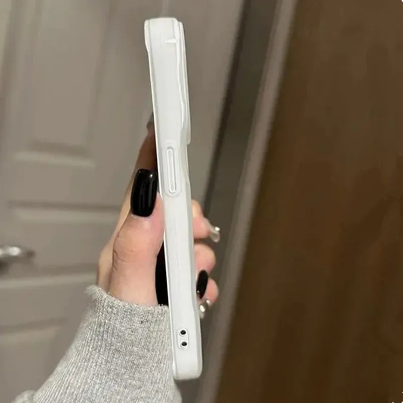 Weiche Silikon-Handyhülle mit Dackel-Muster für iPhone 17 Air 16 15 13 14 12 11 Pro Max Plus 16E 17 Pro Falten-Textur-Abdeckung