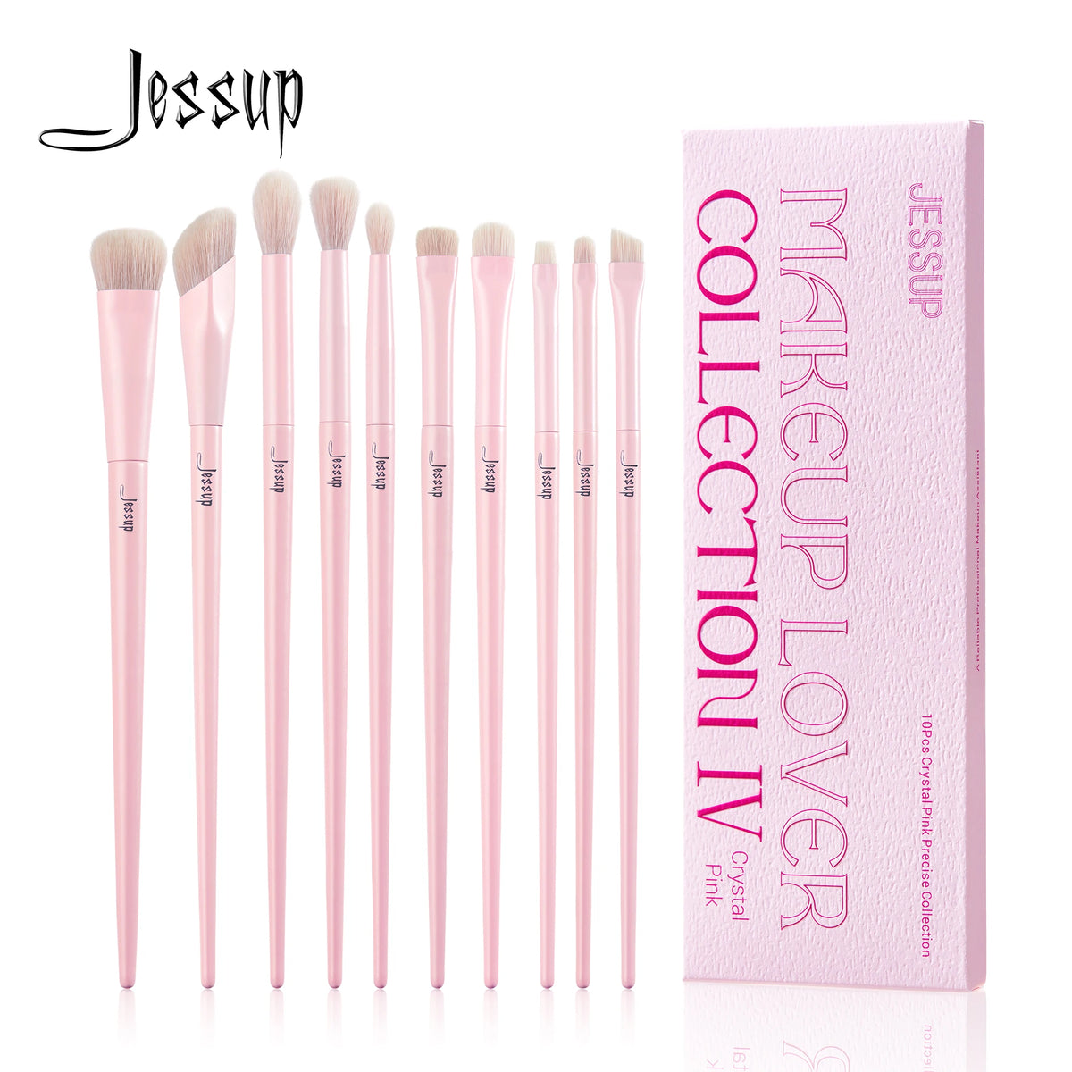 Jessup Lidschatten pinsel Set rosa Augen Make-up Pinsel Concealer Pinsel Premium vegane Lidschatten Liner Misch pinsel für Make-up, t496