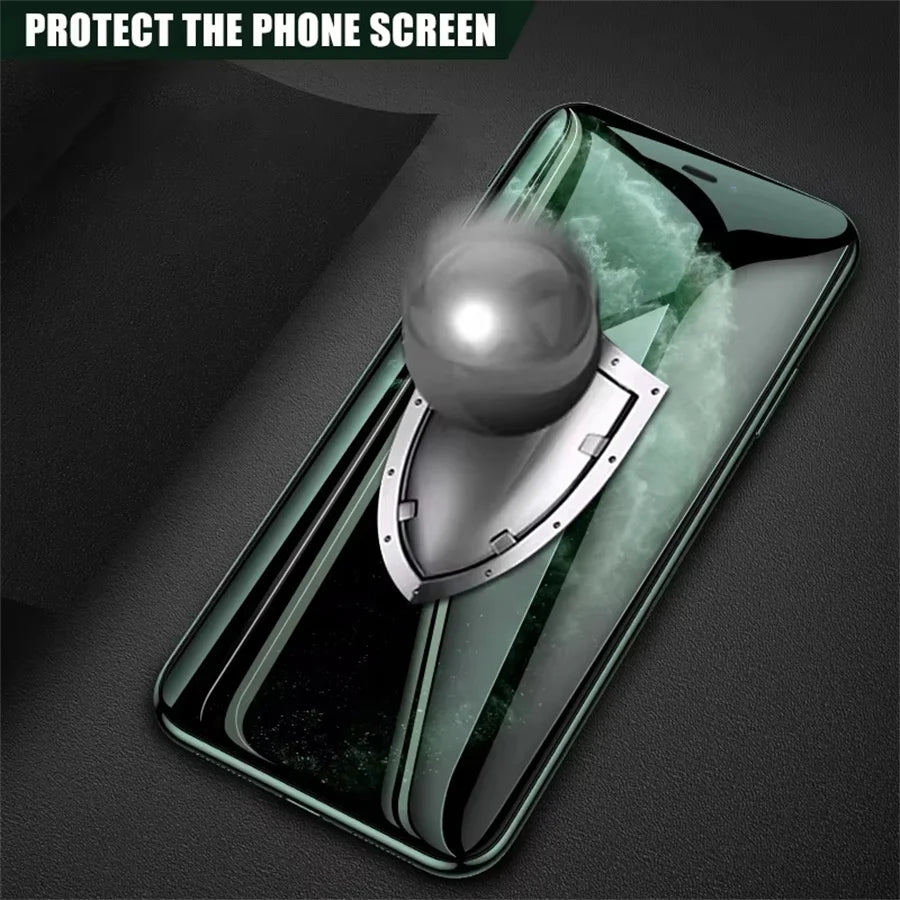 1–2 Stück gehärtetes Glas für iPhone 16 13 11 12 14 15 Pro Max Mini-Displayschutzfolie für iPhone 7 8 15 16 Plus X XR XS MAX SE Glas