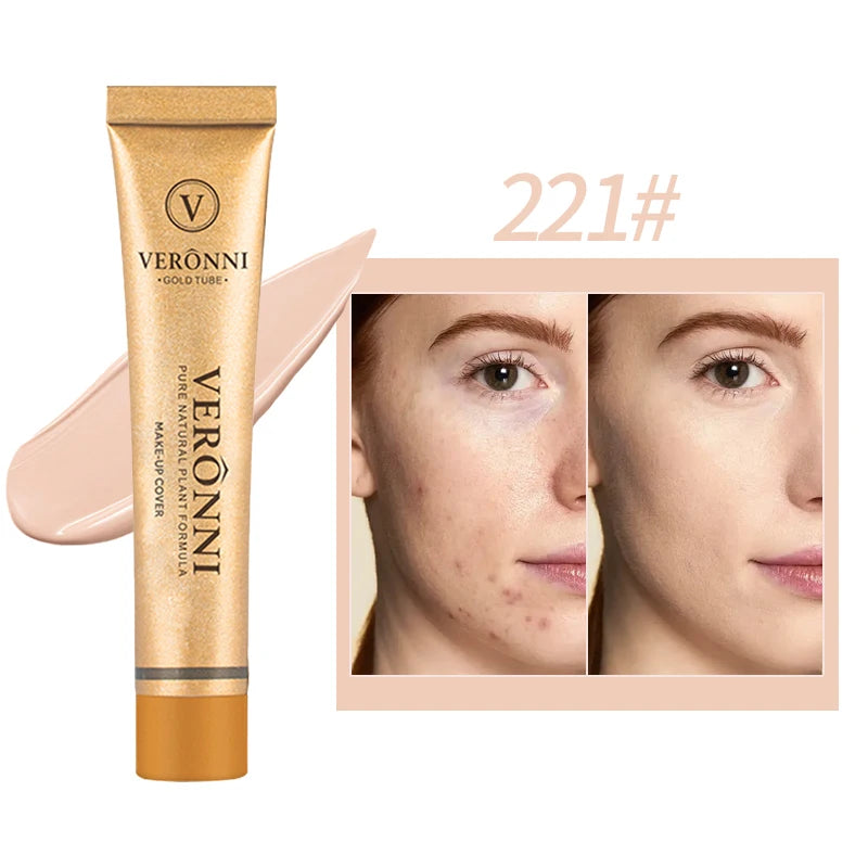 14-farbige Concealer-Creme mit vollständiger Abdeckung, Make-up-Concealer-Foundation, matte, langanhaltende Ölkontrollkosmetik für Akne und Augenringe
