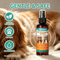 QIFENGHE 50ml Entwirrungsspray für Haustiere, Leave-In Conditioner für Hunde & Katzen, Reduziert Statische Aufladung & Beseitigt Knoten, Pflegespray ohne Ausspülen