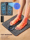 2026 Fußmassagegerät zur Entspannung, Automatische Puls-Fußmassagematte mit Wärmefunktion, Beruhigende Fußpflegematte für den Heimgebrauch