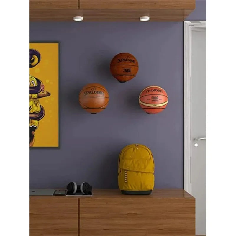 2025 neue 1-5 stücke Eisen Basketball Fußball Volleyball Lagerung Rack Haushalt Wand Montiert Ball Rack Wand Lagerung Rack