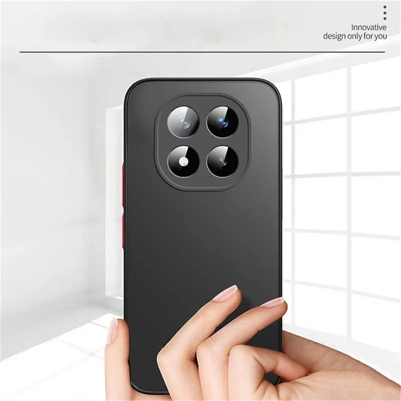Transparente Schutzhülle für Xiaomi Redmi Note 15 14 13 Pro Plus Stoßfeste Handyhüllen für Redmi Note 15 Pro 5G 4G Matte Abdeckung