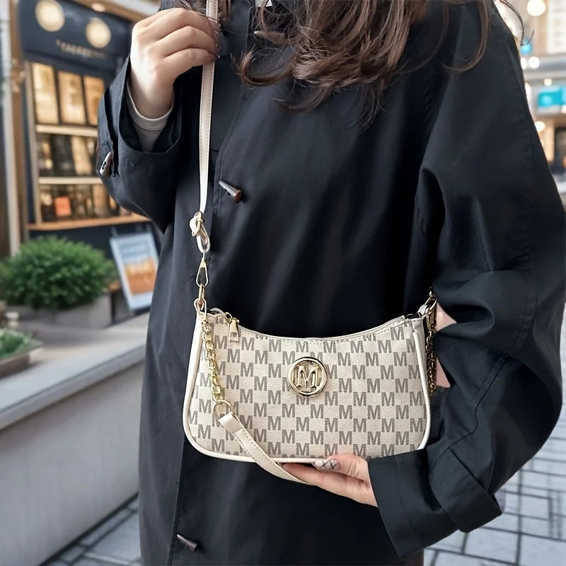Handtasche im Vintage-Stil, Umhängetasche, verstellbarer Riemen, Damen-Messenger-Umhängetasche, anspruchsvolle Accessoire-Einkaufstasche