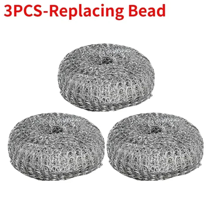 1-10PCS Edelstahl Topf Pinsel mit Griff Heavy Duty Geschirrspülen Draht Ball Metall Wäscher für Home Küche reinigung Werkzeug