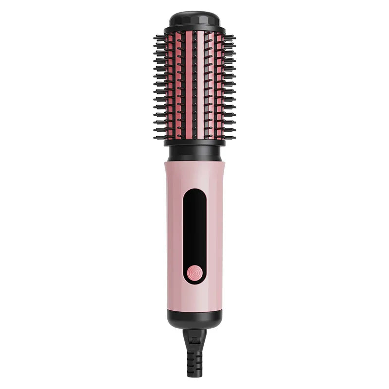 TINSOL Negativ-Ionen-Heißluftbürste Professionelles Styling-Tool Multifunktionale Beheizte Locken- und Glättungsbürste