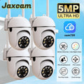 Cam720 APP 5MP PTZ IP-Kamera Intelligente Außen-Überwachungskamera WLAN CCTV mit Farbnachtsicht Drahtlose HD 2-Wege-Audio-Kommunikation