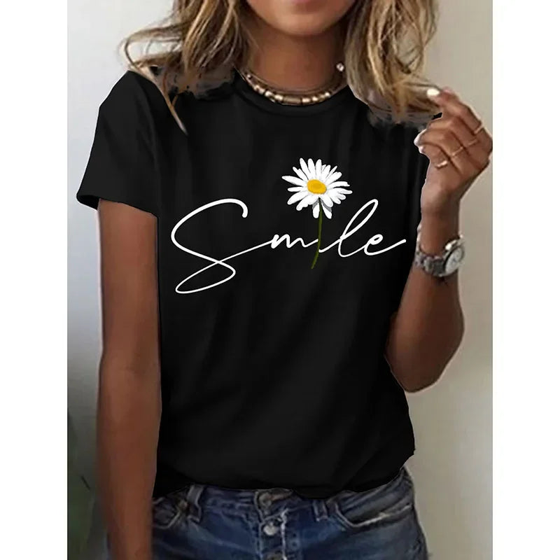 2024 sommer Neue Retro frauen T-shirt Rotes Herz Mode 3D Druck Kurzen ärmeln Casual Straße Sport O Kragen damen Hemd