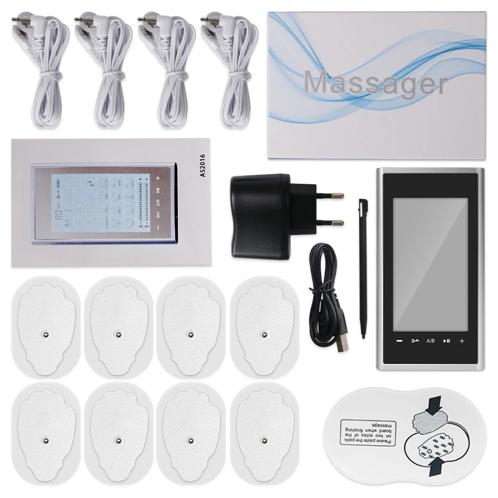 24 Modi ems elektrische Compex Muskels timulation profession elle Elektro stimulation 4 Ausgangs kanal Physiotherapie Massage Zehner Maschine