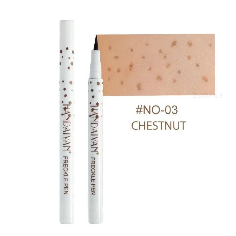 1 Stück Natürlicher Sommersprossen-Stift Schnell Trocknend Wasserfest Lebensechte Künstliche Sommersprossen Langanhaltend Nicht-verblassend Punktmarker-Stift Damen Make-up Kosmetik