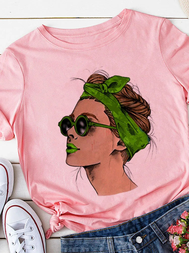 Gelbes Kurzarm-T-Shirt für Damen, lässige Damenoberteile, Harajuku-Streetwear, Sommerdruck, Drop Ship