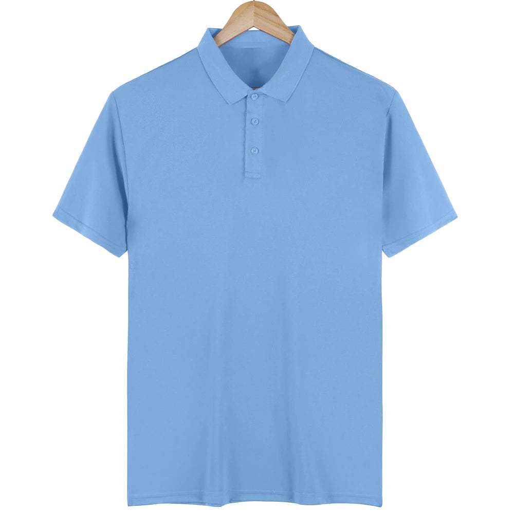 Frauen Einfarbig Polo-Shirt Sommer Casual Kühles Gefühl Antibakterielle Tops Atmungsaktive Kurzen ärmeln Revers Slim Fit 2025, Kleidung