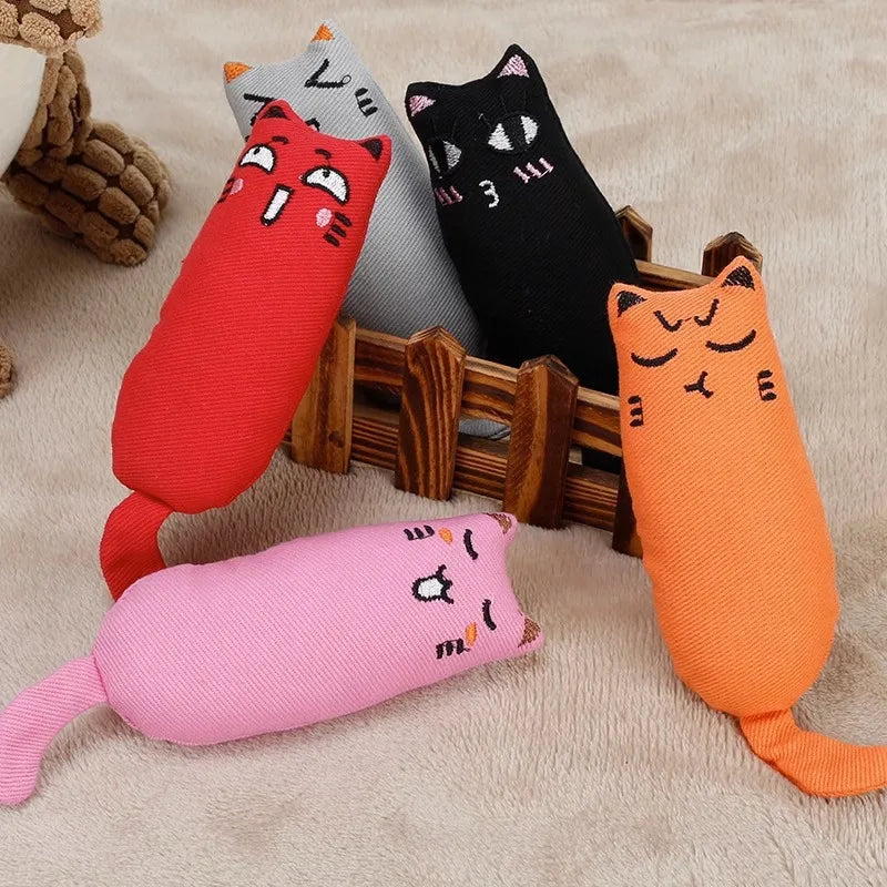 Haustier neueste Plüschtier Katzenspielzeug Rustling Sound Katzenspielzeug Katzenprodukte Spielzeug Kätzchen Zähneknirschen Spielzeug beständig gegen Biss