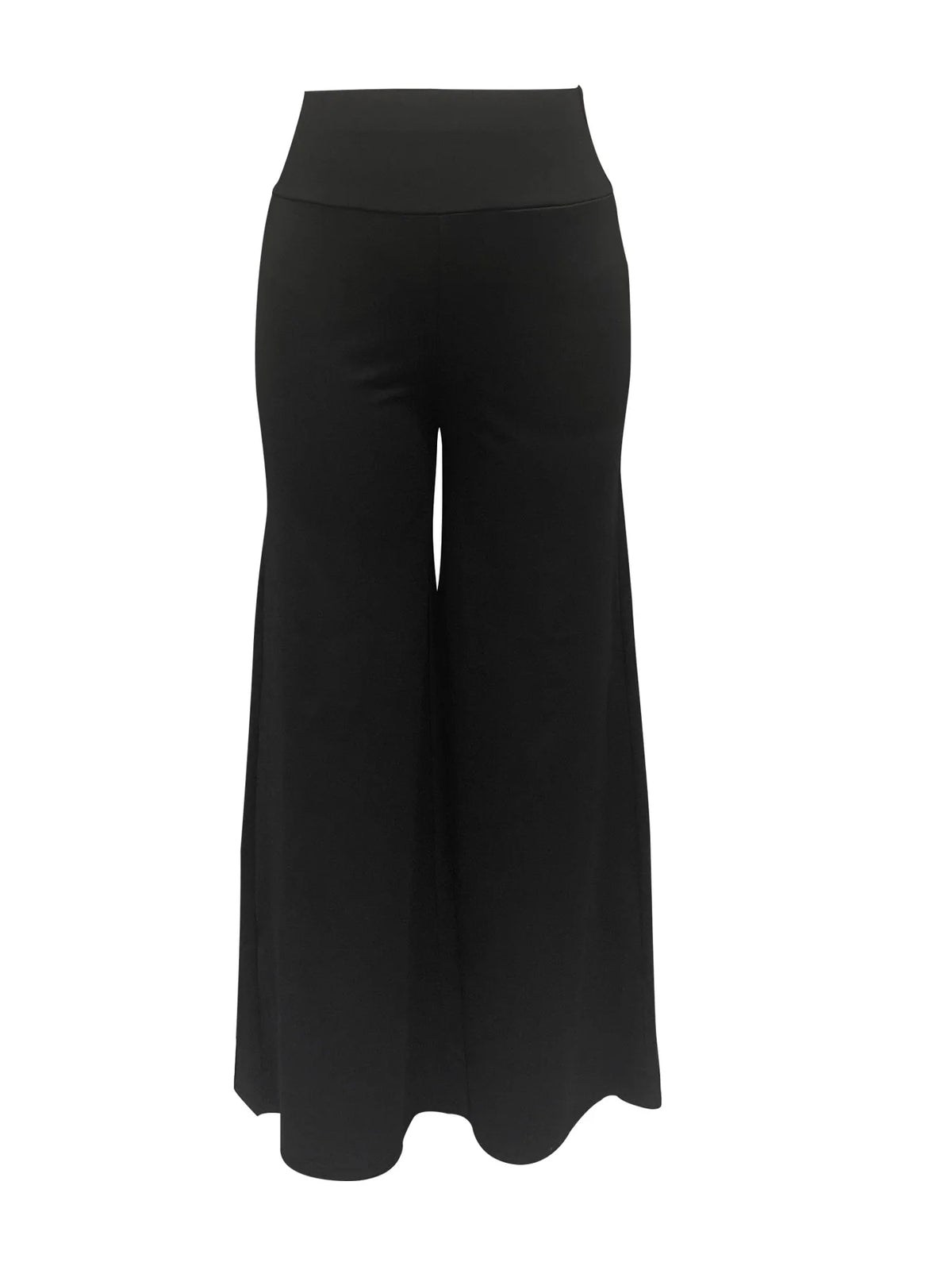 2024 neue Streets tyle Damen Plus-Size-Modestil einfarbige Hose mit weitem Bein Neun-Punkt-Hose