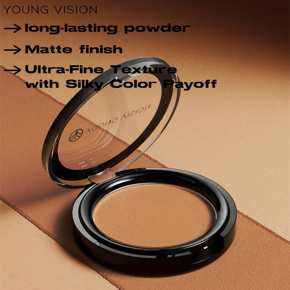 Seidig-Matter Bronzer, Make-up-Fixierpuder, Langanhaltender Konturierungs-Concealer, Dunkle Konturierung, 3D-Nasen- und Lidschatten-Palette